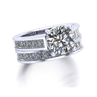 Custom Engagement Ring Set