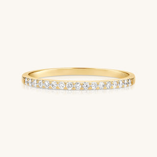 Gold Dainty Diamond Ring