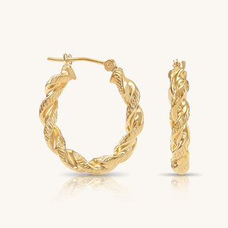 THICK TWIST HOOP