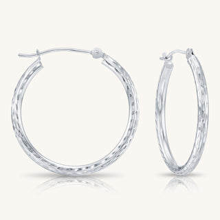 DIAMOND CUT HOOP