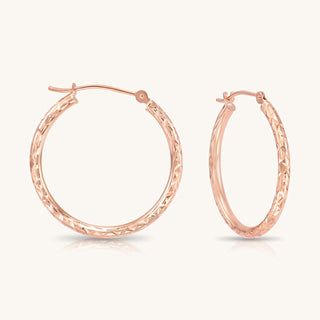 DIAMOND CUT HOOP