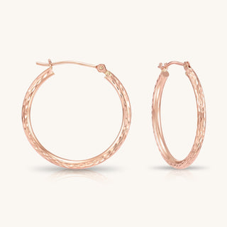 DIAMOND CUT HOOP