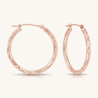 DIAMOND CUT HOOP