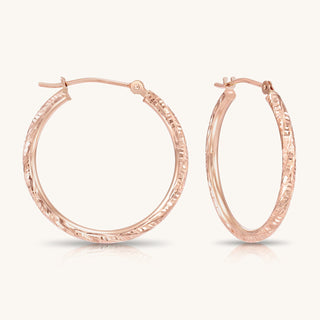DIAMOND CUT HOOP