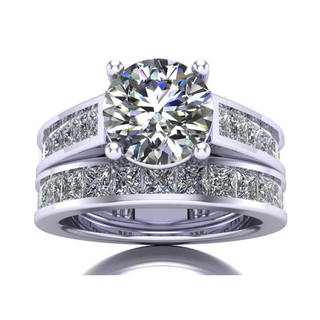 Custom Engagement Ring Set