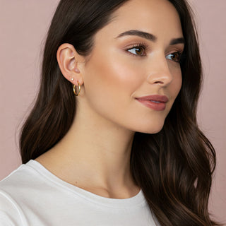CLASSIC YELLOW GOLD HOOP